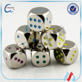 funny engraved metal dice set